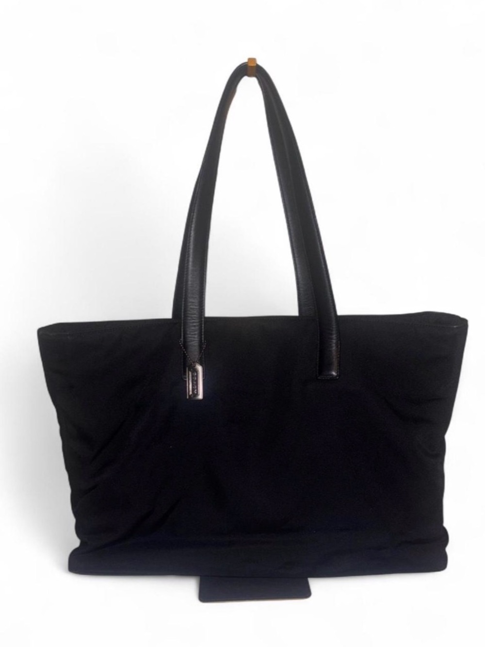 Coach Black Tote Bag with Leather Handles